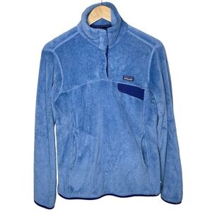 Patagonia Re-Tool T-Snap Fleece Half-Snap Pullover Blue Polartec Medium